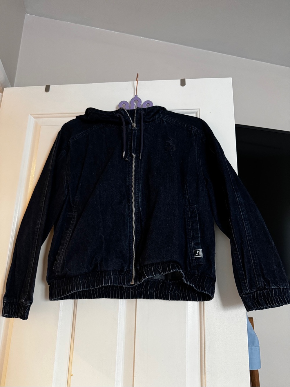 Hooded Denim Jacket by Puma